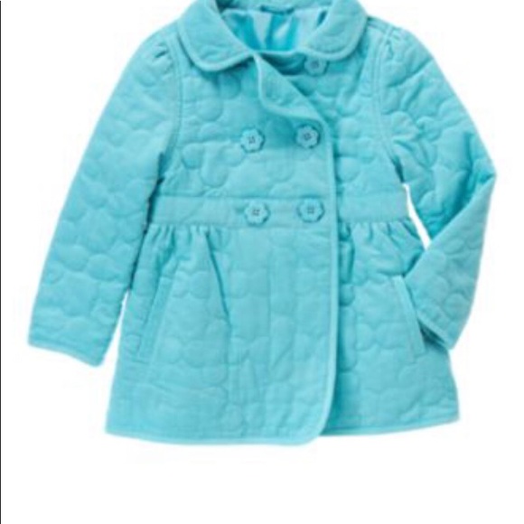light blue girls coat